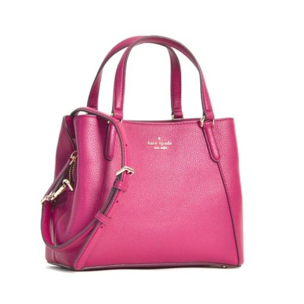 Like New Kate Spade NY Jackson Redwood Three Compartment Shoulder Bag Satchel